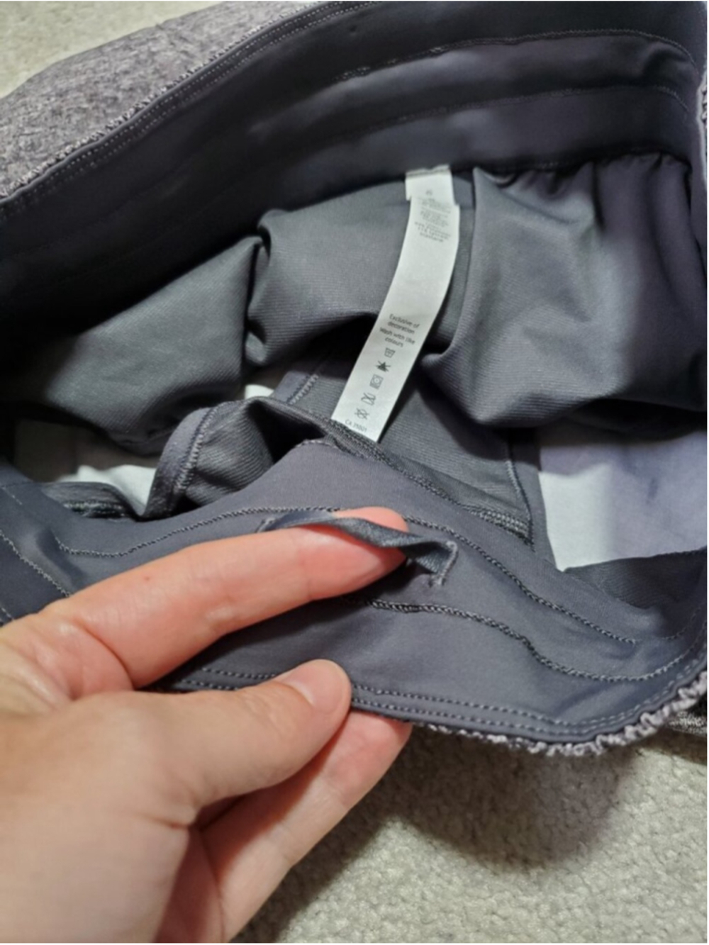 LULULEMON Tracker Short V 3.5" Heathered Black Sz 6 Running Gym Swift Athleisure - Picture 7 of 13